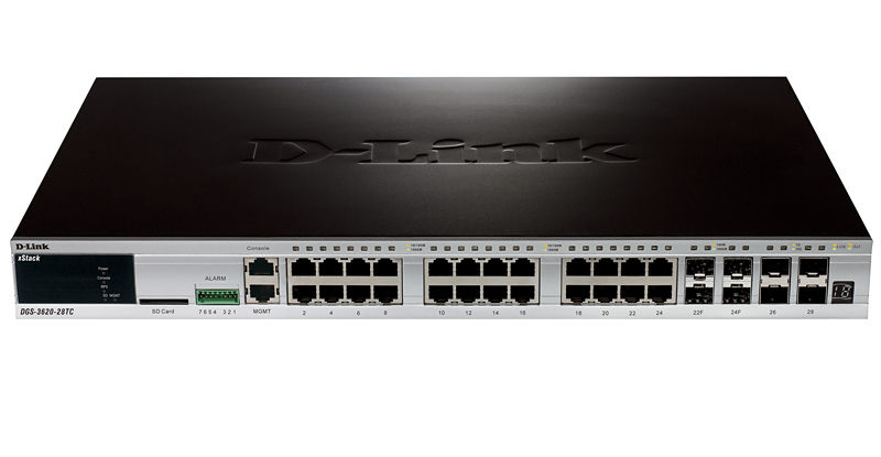 D-Link DGS-3620-28TC Managed L3+ Black