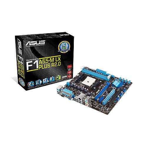 ASUS F1A55-M LX PLUS R2.0 motherboard AMD A55 Socket FM1 micro ATX