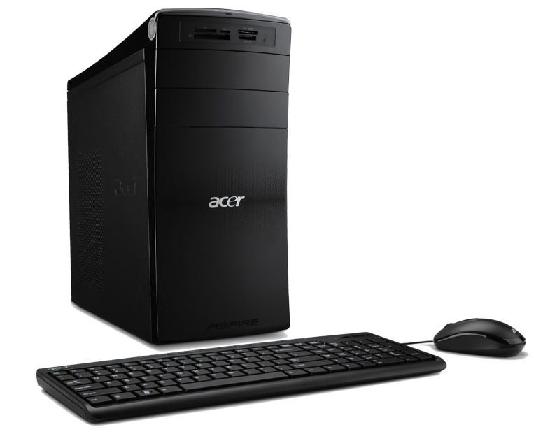 Acer Aspire 3985 Intel® Core™ i5 i5-2320 6 GB DDR3-SDRAM 1 TB HDD AMD Radeon HD 7470 Windows 8 Desktop PC Black