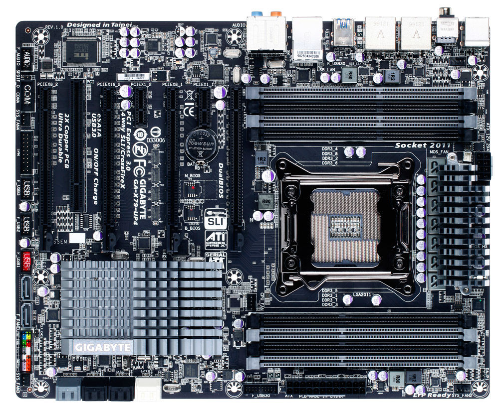 GIGABYTE GA-X79-UP4 motherboard Intel X79 LGA 2011 (Socket R) ATX