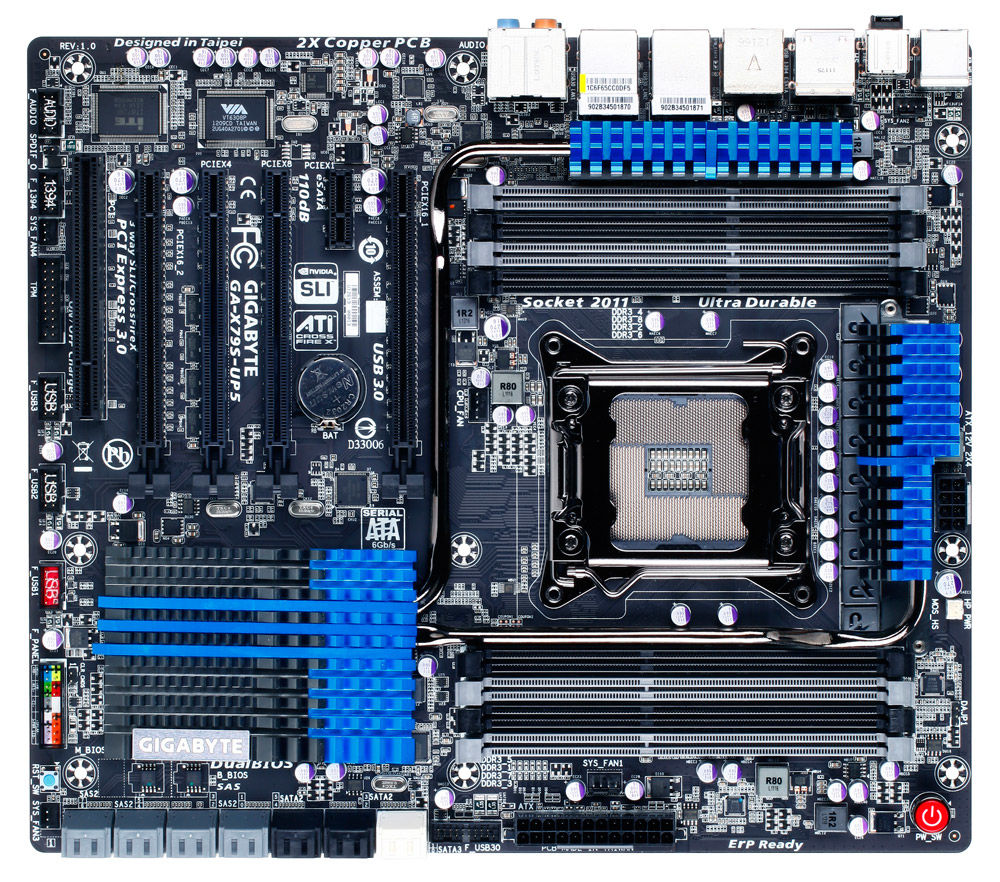 GIGABYTE GA-X79S-UP5-WIFI motherboard Intel® C606 LGA 2011 (Socket R) Extended ATX