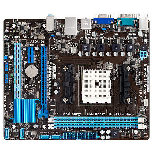 ASUS F1A55-M LX3 R2.0 motherboard AMD A55 FCH Socket FM1 micro ATX