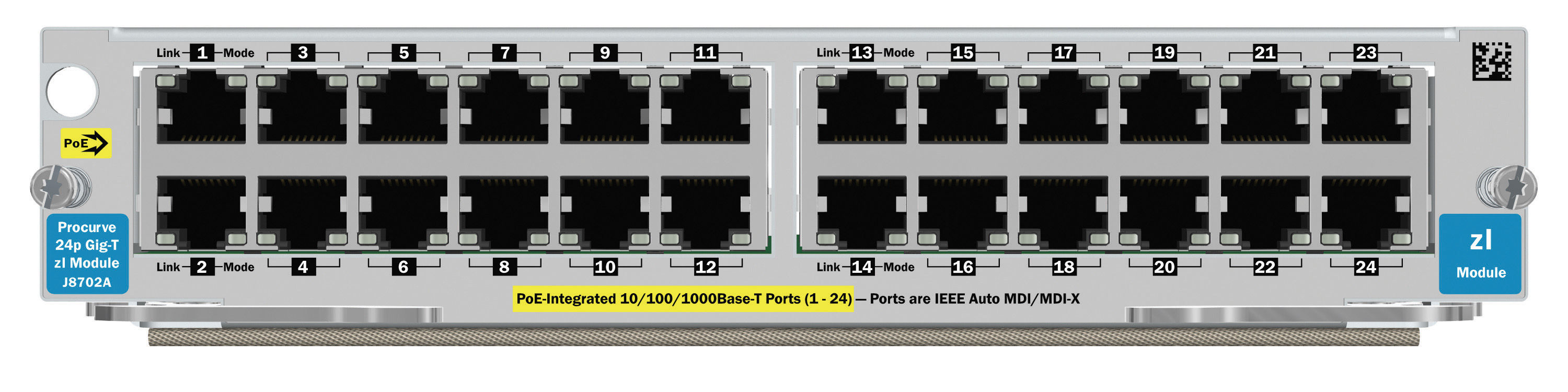 HP ProCurve Switch 5400zl 24p 10/100/1000 PoE Module