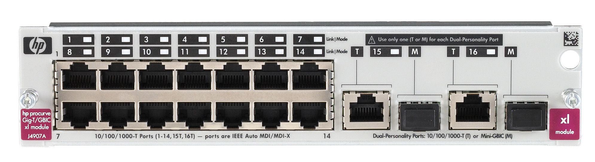 HP ProCurve Switch xl 16-port 10/100/1000 Module