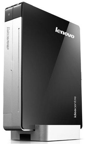 Lenovo IdeaCentre Q180 Intel Atom® D2700 2 GB DDR3-SDRAM 320 GB FreeDOS USFF PC Black, Silver