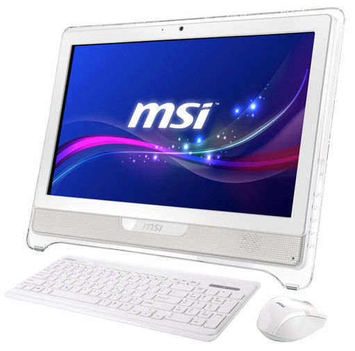 MSI Wind Top AE2210 Intel® Core™ i3 i3-2100 54.6 cm (21.5") 1920 x 1080 pixels Touchscreen 4 GB DDR3-SDRAM 1 TB HDD NVIDIA® GeForce® GT 540M Windows 7 Home Premium White