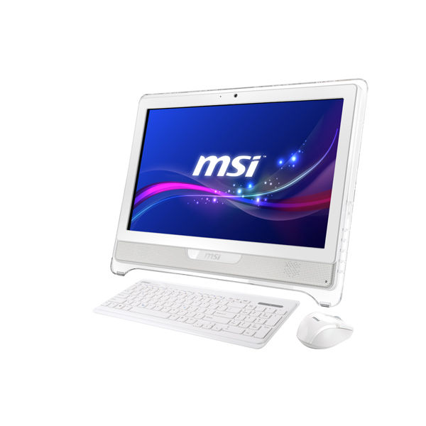 MSI AE2210-286NE Intel® Core™ i3 i3-2120 54.6 cm (21.5") 1920 x 1080 pixels Touchscreen 4 GB DDR3-SDRAM 500 GB HDD NVIDIA® GeForce® GT 540M Windows 7 Home Premium White