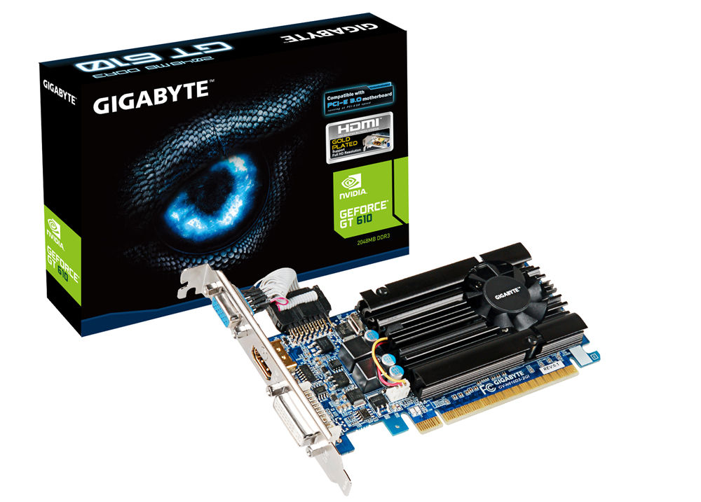 GIGABYTE GV-N610D3-2GI NVIDIA GeForce GT 610 2 GB GDDR3