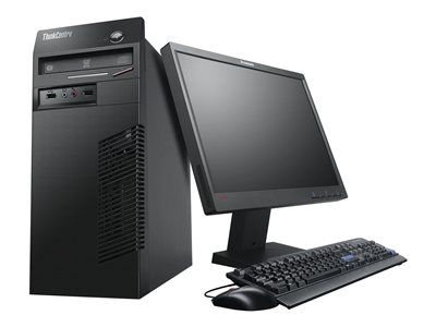 Lenovo ThinkCentre M72E Intel® Core™ i3 i3-2130 4 GB DDR3-SDRAM 500 GB HDD Windows 7 Professional Tower PC Black
