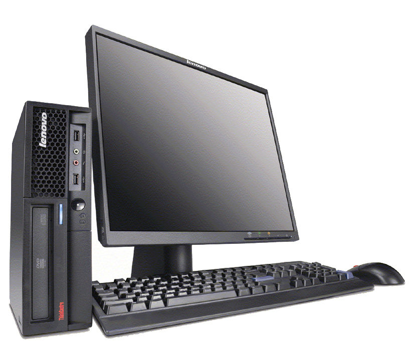 Lenovo ThinkCentre M57e Intel® Core™2 Duo E4600 1 GB DDR2-SDRAM 160 GB Intel® GMA 3100 Windows Vista Business SFF PC