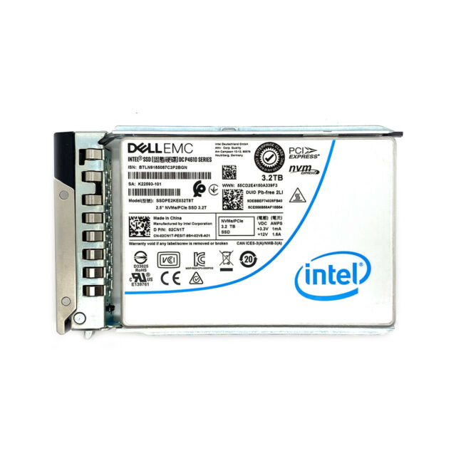 14NHK - Dell 3.2TB PCI Express NVMe TLC 2.5" Solid State Drive