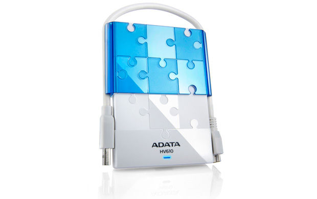 ADATA DashDrive HV610 500GB external hard drive 5400 RPM 2.5" Micro-USB B 3.2 Gen 1 (3.1 Gen 1) Blue, White