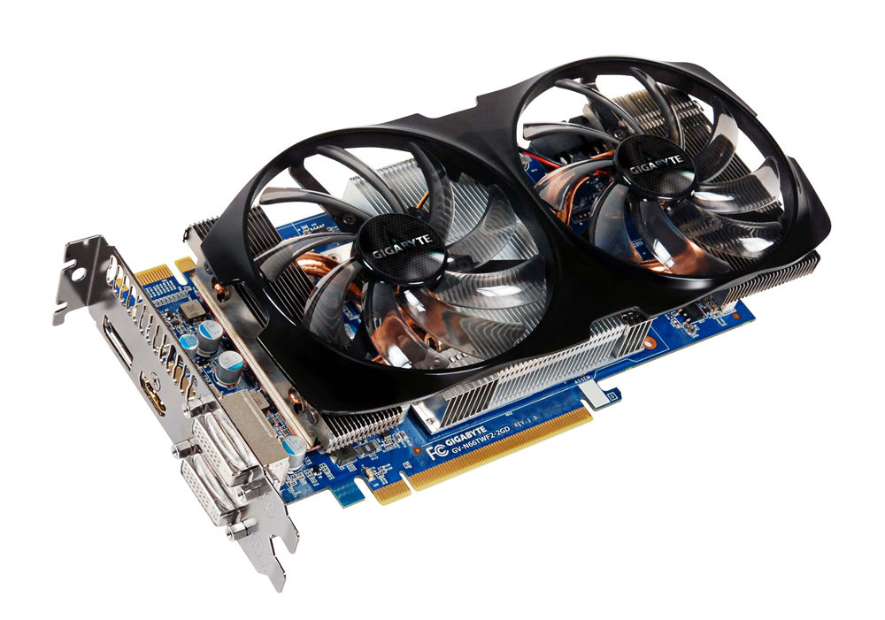GIGABYTE GV-N66TWF2-2GD graphics card NVIDIA GeForce GTX 660 Ti 2 GB GDDR5