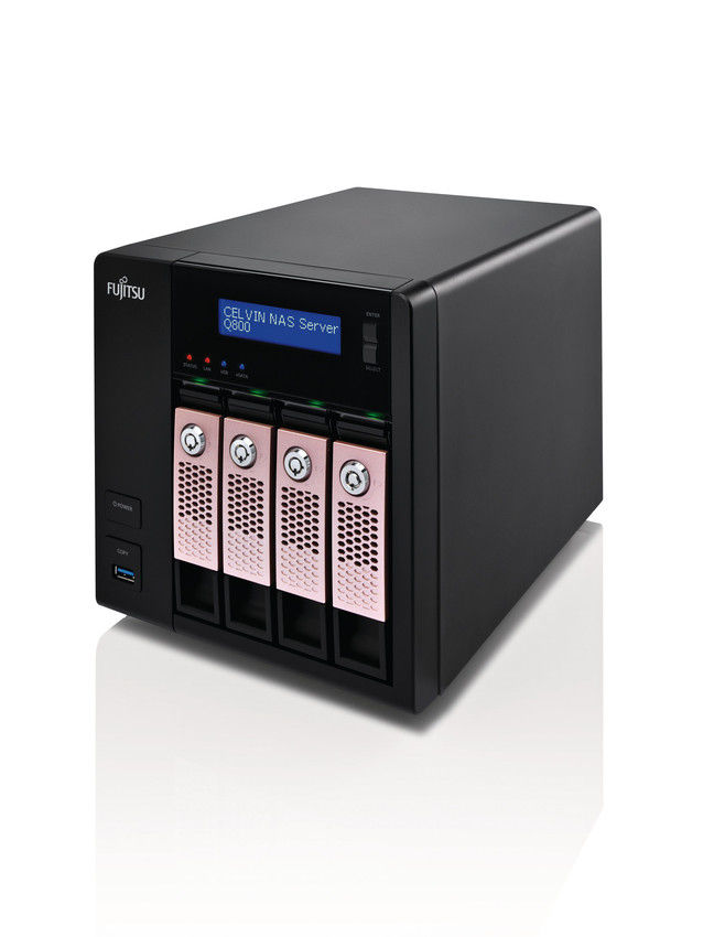 Fujitsu CELVIN NAS Q800 Intel Atom® D525 1 GB 12 TB Black