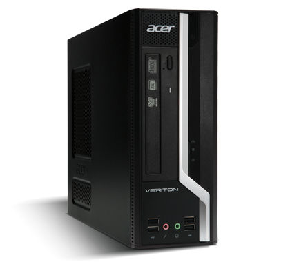 Acer Veriton X X6610G Intel® Core™ i5 i5-2400 4 GB DDR3-SDRAM 250 GB HDD Windows 7 Professional PC Black
