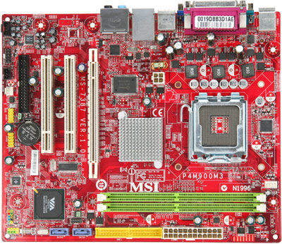 MSI P4M900M3-L VIA P4M900 LGA 775 (Socket T) micro ATX
