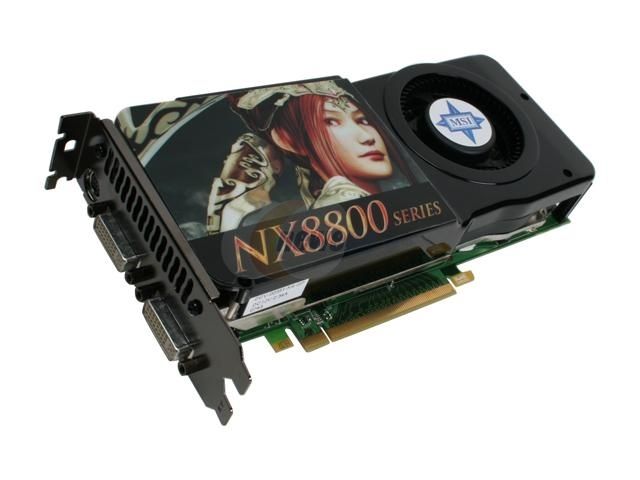 MSI NX8800GTS-T2D512E-OC 512MB GeForce 8800 GTS GDDR3