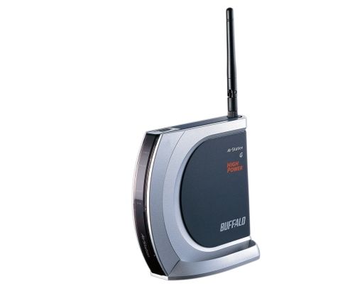 Buffalo WHR-HP-G54DD wireless router Black, Silver