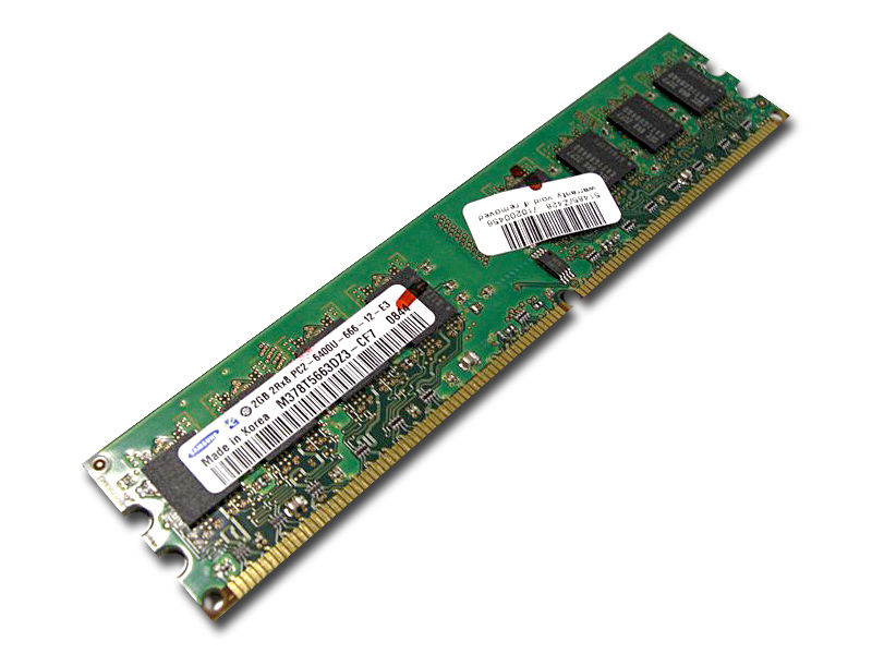 Samsung RAM DDR2 2GB, PC800 memory module 240-pin DIMM