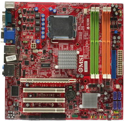 MSI G31M2-FD V2 LGA 775 (Socket T) micro ATX