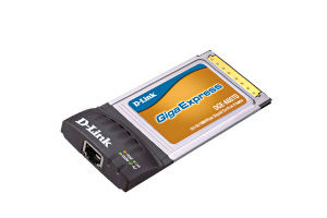 D-Link Copper Gigabit CardBus Adapter 1000 Mbit/s