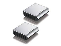Zyxel PLA-400 v2 KIT 2 x Powerline Adapter fuer HomePlug AV 200Mbps Unmanaged White