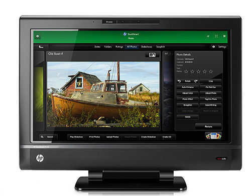 HP TouchSmart 620-1130A Intel® Core™ i7 i7-2600 58.4 cm (23") 1920 x 1080 pixels Touchscreen 16 GB DDR3-SDRAM 2 TB HDD Windows 7 Home Premium Black