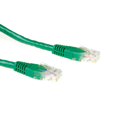ACT Green 7 meter U/UTP CAT6A patch cable with RJ45 connectors