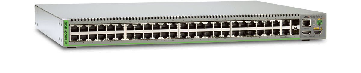 Allied Telesis AT-8100S/48POE-30 network switch Managed L2/L3/L4 Fast Ethernet (10/100) Power over Ethernet (PoE) 1U Grey