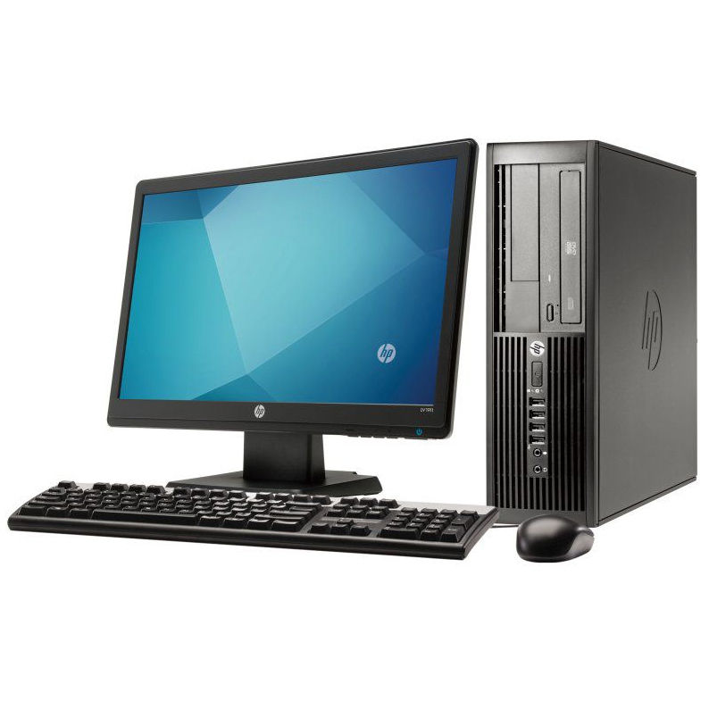 HP Compaq Pro 4300 SFF + Monitor Intel® Core™ i3 i3-2120 4 GB DDR3-SDRAM 500 GB Windows 7 Professional PC Black