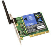 Linksys Dual-Band Wireless A+G PCI Adapter Internal 54 Mbit/s