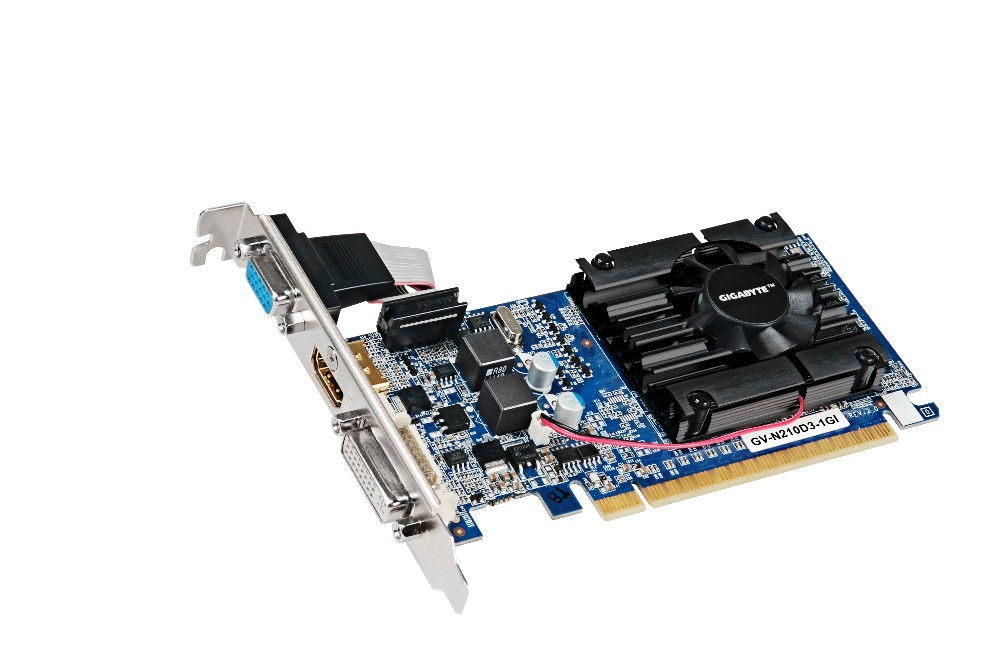 GIGABYTE GV-N210D3-1GI REV3.0 graphics card NVIDIA GeForce 210 1 GB GDDR3