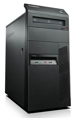 Lenovo ThinkCentre M78 AMD A6 A6-5400B 4 GB DDR3-SDRAM 500 GB HDD Windows 7 Professional Tower PC Black