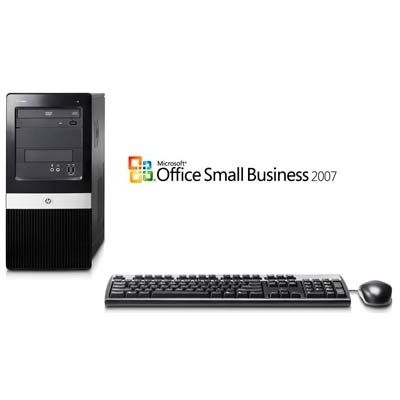 HP Compaq dx2400 Microtower PC and Microsoft Office 2007 Small Business Edition SW