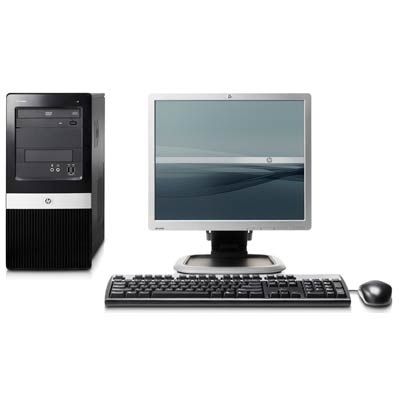 HP Compaq dx2400 Microtower PC and L1950 Flat Panel Monitor