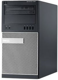 DELL OptiPlex 990 Intel® Core™ i3 i3-2130 4 GB DDR3-SDRAM 500 GB Windows 7 Professional Midi Tower PC Black, Grey