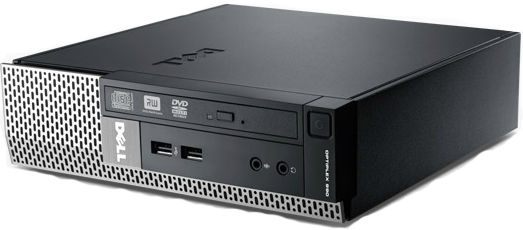DELL OptiPlex 990 Intel® Core™ i3 i3-2130 4 GB DDR3-SDRAM 500 GB Windows 7 Professional USFF PC Black, Grey