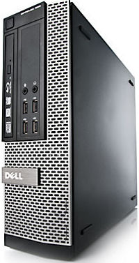 DELL OptiPlex 990 Intel® Core™ i3 i3-2130 4 GB DDR3-SDRAM 250 GB Windows 7 Professional SFF PC Black, Grey