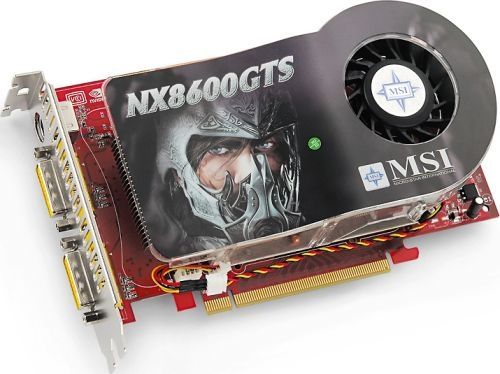 MSI NX8600GTS-T2D256E-HD-OC GeForce 8600 GTS GDDR3