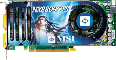 MSI NX8800GTS-T2D320E-HD-OC GeForce 8800 GTS GDDR3