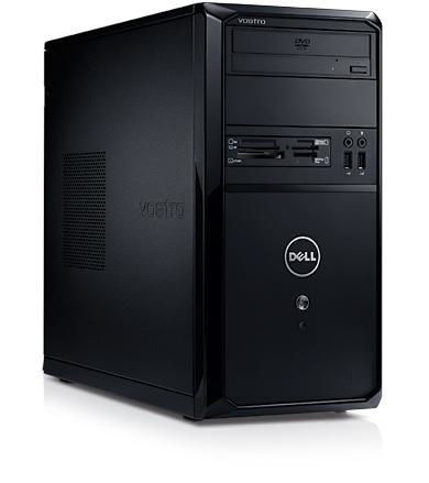 DELL Vostro 260 Intel® Core™ i3 i3-2120 2 GB DDR3-SDRAM 500 GB AMD Radeon HD 6450 Windows 7 Professional Mini Tower PC Black