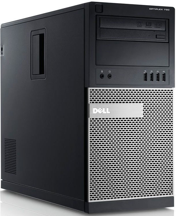 DELL OptiPlex 790 Intel® Celeron® G460 4 GB DDR3-SDRAM 250 GB Windows 7 Professional Midi Tower PC Black, Grey