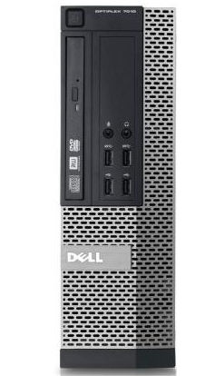 DELL OptiPlex 7010 Intel® Core™ i7 i7-3770 4 GB DDR3-SDRAM 1 TB Windows 7 Professional SFF PC Black, Grey