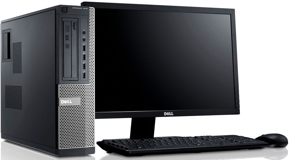 DELL OptiPlex 7010 Intel® Core™ i7 i7-3770 4 GB DDR3-SDRAM 1 TB AMD Radeon HD 7570 Windows 7 Professional SFF PC Black, Grey
