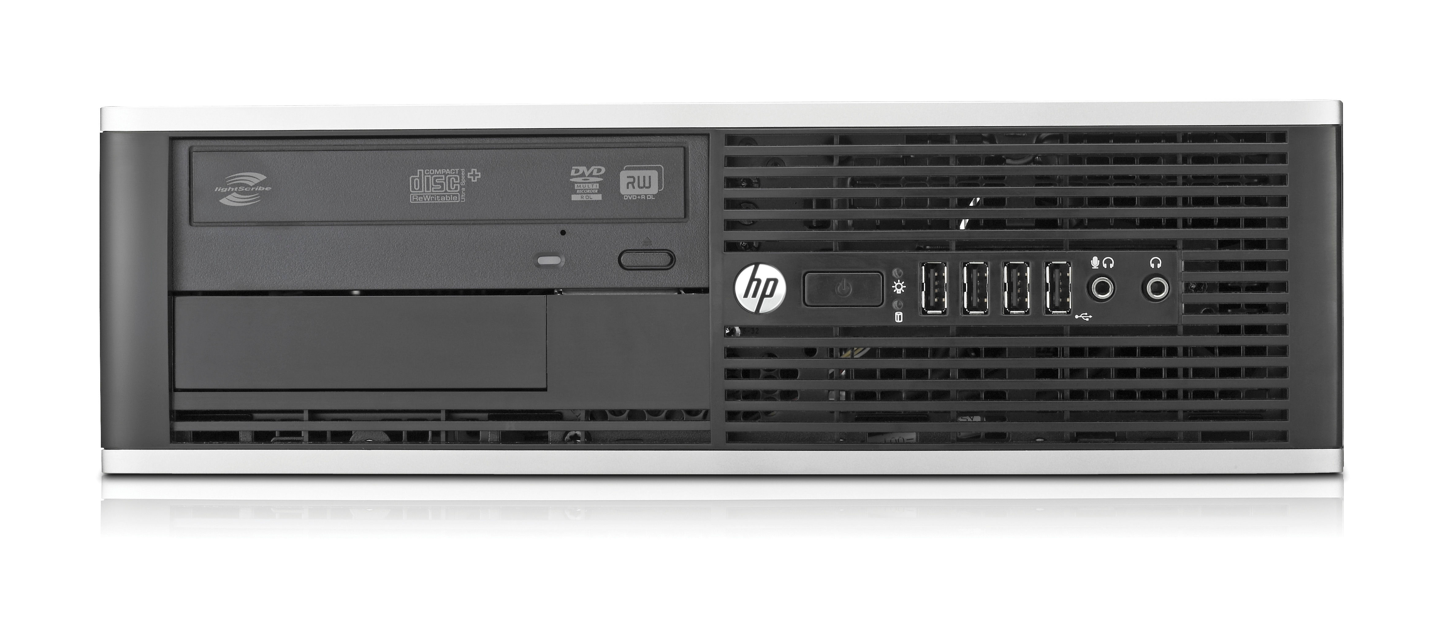 HP Compaq Elite 8200 Intel® Core™ i3 i3-2100 2 GB DDR3-SDRAM 250 GB Intel® HD Graphics Windows 7 Professional PC Black