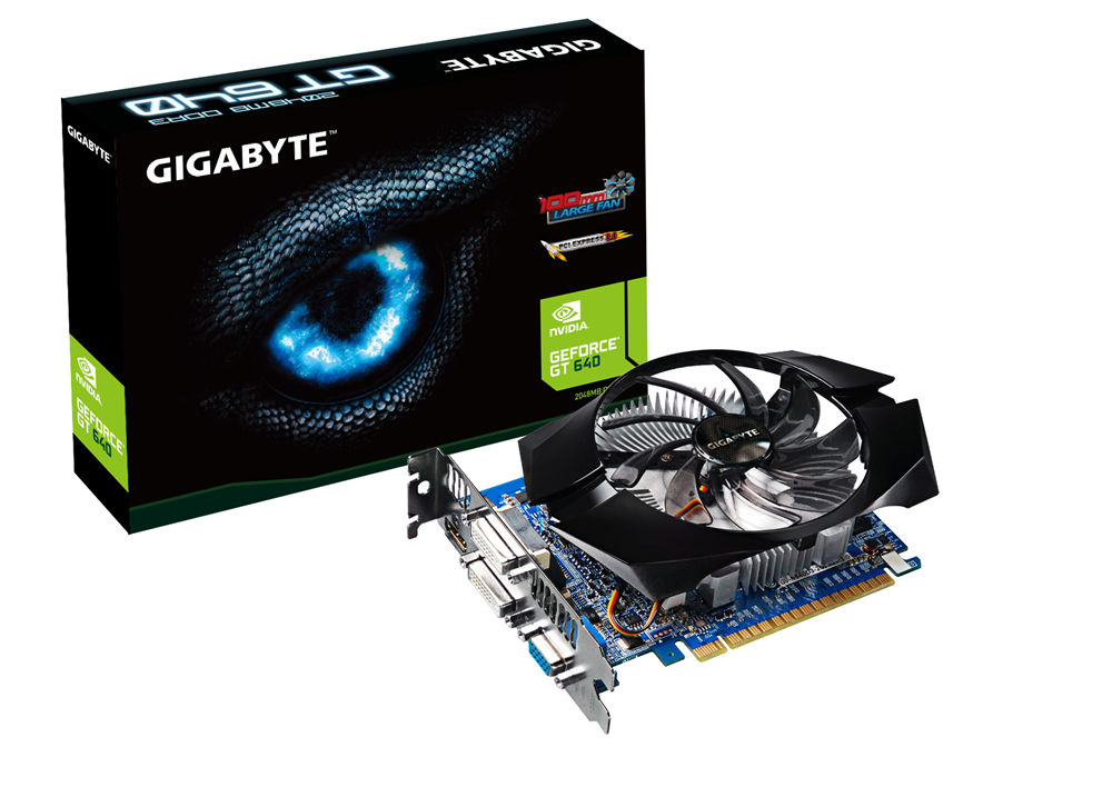 GIGABYTE GV-N640D3-2GI graphics card NVIDIA GeForce GT 640 2 GB GDDR3