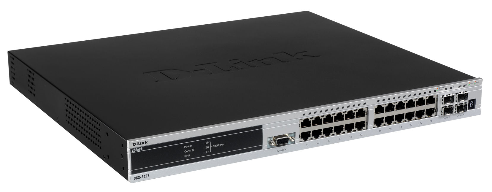 D-Link DGS-3427 Managed L3 1U Black