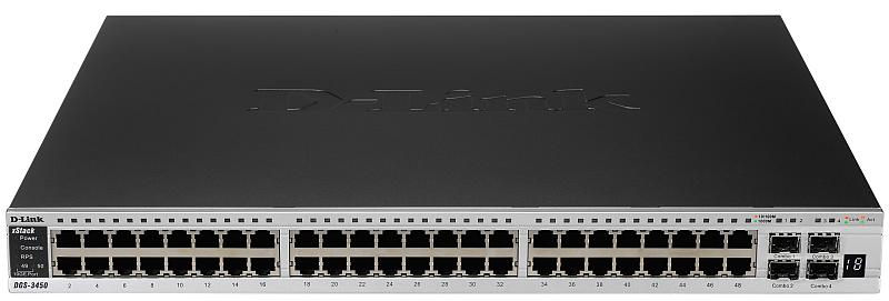 D-Link DGS-3450 Managed L2+ 1U Black