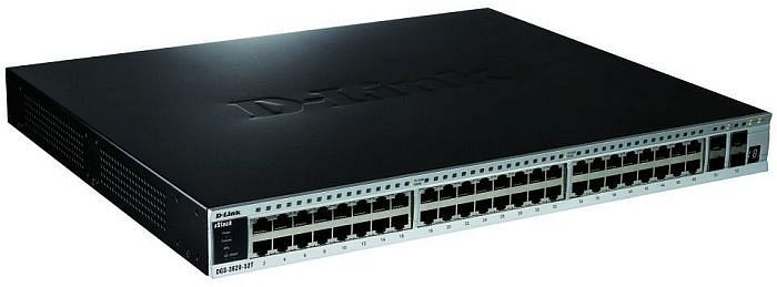 D-Link DGS-3620-52PC Managed L3+ Power over Ethernet (PoE) Black