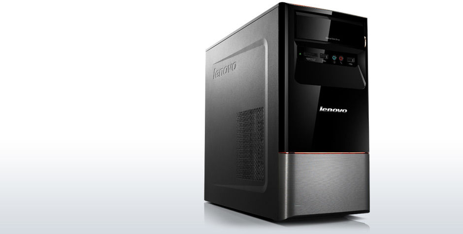 Lenovo Essential H430 Intel® Pentium® G640 4 GB DDR3-SDRAM 500 GB NVIDIA® GeForce® GT 620 Windows 7 Home Premium PC Black